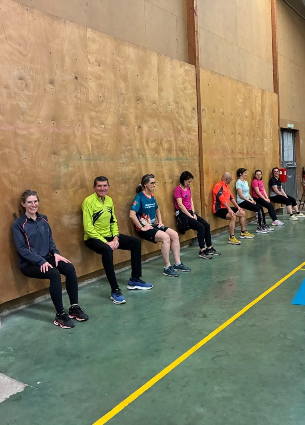 Le groupe de la section sport santé du Bergerac Athlétique Club